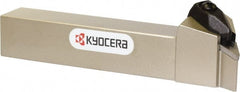 Kyocera - DVPN, Right Hand Cut, 117.50° Lead Angle, 1" Shank Height x 1" Shank Width, Negative Rake Indexable Turning Toolholder - 6" OAL, VN.. 33 Insert Compatibility, Series DVPN - Exact Tooling