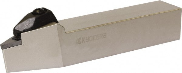 Kyocera - DVVN, Neutral Cut, 72.50° Lead Angle, 1" Shank Height x 1" Shank Width, Negative Rake Indexable Turning Toolholder - 6" OAL, VN.. 33 Insert Compatibility, Series DVVN - Exact Tooling