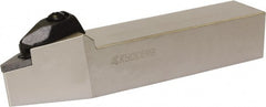 Kyocera - DVVN, Neutral Cut, 72.50° Lead Angle, 25mm Shank Height x 25mm Shank Width, Negative Rake Indexable Turning Toolholder - 150mm OAL, VN.. 33 Insert Compatibility, Series DVVN - Exact Tooling