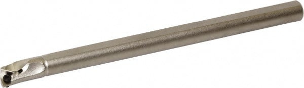 Kyocera - 0.63" Min Bore Diam, 6" OAL, 1/2" Shank Diam, S/A-SWUB(P)-AE Indexable Boring Bar - 0.945" Max Bore Depth, WPGT 215.., WPGW 215.., WPMT 215.., WPMW 215.. Insert, Screw Holding Method - Exact Tooling