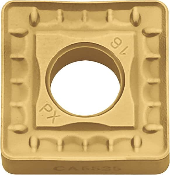 Kyocera - SNMM432 PX Grade CA530 Carbide Turning Insert - TiCN/Al2O3/TiN Finish, 90° Square, 1/2" Inscr Circle, 3/16" Thick, 1/32" Corner Radius - Exact Tooling