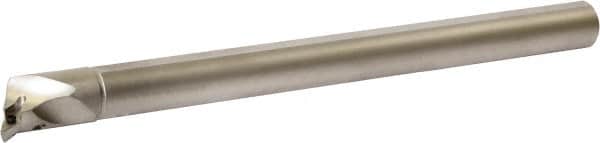 Kyocera - 1.18" Min Bore Diam, 10" OAL, 3/4" Shank Diam, A-SVPC(B)-AE Indexable Boring Bar - 1.575" Max Bore Depth, VBET 22.., VBGT 22.., VBGW 22.., VBMT 22.., VCGT 22.. Insert, Screw Holding Method - Exact Tooling