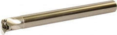Kyocera - 22mm Min Bore Diam, 180mm OAL, 16mm Shank Diam, A-SVPC(B)-AE Indexable Boring Bar - 35mm Max Bore Depth, VBET 22.., VBGT 22.., VBGW 22.., VBMT 22.. Insert, Screw Holding Method - Exact Tooling