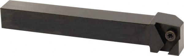 Kyocera - KTGF, External, Right Hand, 2.5mm Max Depth of Cut, 0.33 to 2.5mm Groove Width, Indexable Grooving Tool Holder - TGF32.. Insert Compatibility, 16mm Shank Height, 16mm Shank Width, 100mm OAL - Exact Tooling