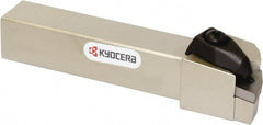 Kyocera - DWLN, Left Hand Cut, 95° Lead Angle, 25mm Shank Height x 25mm Shank Width, Negative Rake Indexable Turning Toolholder - 150mm OAL, WN.. 43.. Insert Compatibility, Series DWLN - Exact Tooling
