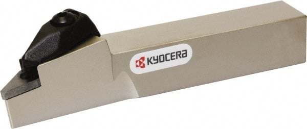 Kyocera - DVLN, Right Hand Cut, 95° Lead Angle, 25mm Shank Height x 25mm Shank Width, Negative Rake Indexable Turning Toolholder - 150mm OAL, VN.. 33 Insert Compatibility, Series DVLN - Exact Tooling