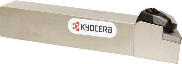 Kyocera - DDJN, Left Hand Cut, 93° Lead Angle, 25mm Shank Height x 25mm Shank Width, Negative Rake Indexable Turning Toolholder - 150mm OAL, DN.. 43.. Insert Compatibility, Series DDJN - Exact Tooling