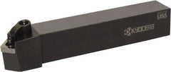 Kyocera - MSSN, Right Hand Cut, 45° Lead Angle, 1" Shank Height x 1" Shank Width, Negative Rake Indexable Turning Toolholder - 6" OAL, SN.. 43.., SNG 43.., SNM 43.., SNU 43.. Insert Compatibility, Series MSSN - Exact Tooling
