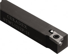 Kyocera - STWL, External, Left Hand, 3mm Max Depth of Cut, Indexable Grooving Tool Holder - TWFGL.. Insert Compatibility, 20mm Shank Height, 20mm Shank Width, 125mm OAL - Exact Tooling