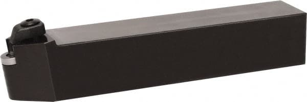 Kyocera - CRDN, Neutral Cut, 90° Lead Angle, 1-1/4" Shank Height x 1-1/4" Shank Width, Negative Rake Indexable Turning Toolholder - 7" OAL, RNG 43.., RNG 45.., RNM 43.., RNM 45.. Insert Compatibility, Series CRDN - Exact Tooling