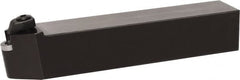 Kyocera - CRDN, Neutral Cut, 90° Lead Angle, 1-1/4" Shank Height x 1-1/4" Shank Width, Negative Rake Indexable Turning Toolholder - 7" OAL, RNG 43.., RNG 45.., RNM 43.., RNM 45.. Insert Compatibility, Series CRDN - Exact Tooling