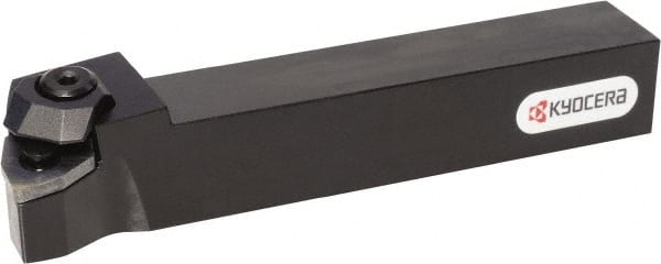 Kyocera - WWLN, Right Hand Cut, 95° Lead Angle, 20mm Shank Height x 20mm Shank Width, Negative Rake Indexable Turning Toolholder - 125mm OAL, WN.. 43.. Insert Compatibility, Series WWLN - Exact Tooling