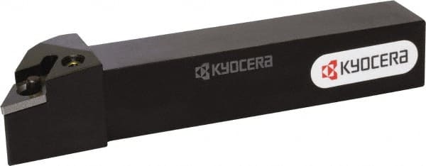 Kyocera - PDJN, Right Hand Cut, 93° Lead Angle, 25mm Shank Height x 25mm Shank Width, Negative Rake Indexable Turning Toolholder - 150mm OAL, DN.. 43.. Insert Compatibility, Series PDJN - Exact Tooling
