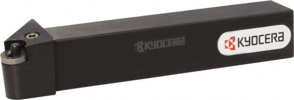 Kyocera - PRGN, Right Hand Cut, 90° Lead Angle, 20mm Shank Height x 20mm Shank Width, Negative Rake Indexable Turning Toolholder - 125mm OAL, RN.. 32.. Insert Compatibility, Series PRGN - Exact Tooling