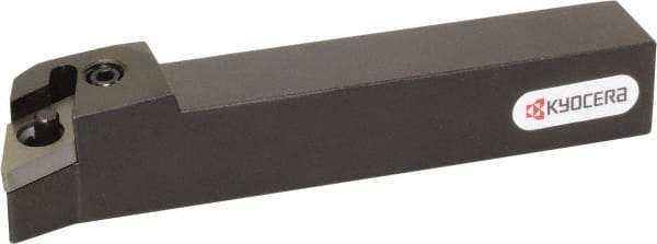 Kyocera - PDHN, Left Hand Cut, 107.50° Lead Angle, 25mm Shank Height x 25mm Shank Width, Negative Rake Indexable Turning Toolholder - 150mm OAL, DN.. 43.. Insert Compatibility, Series PDHN - Exact Tooling
