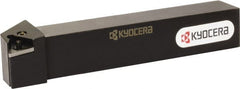 Kyocera - PTGN, Right Hand Cut, 90° Lead Angle, 25mm Shank Height x 25mm Shank Width, Negative Rake Indexable Turning Toolholder - 150mm OAL, TN.. 33.. Insert Compatibility, Series PTGN - Exact Tooling