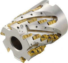 Kyocera - 28 Inserts, 80mm Cut Diam, 104mm Max Depth of Cut, Indexable Square-Shoulder Face Mill - 0° Lead Angle, BDMT 170408ER-N3 & BDMT 170408ER-N4 Insert Compatibility - Exact Tooling