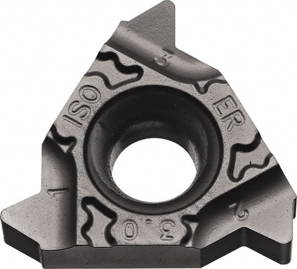 Kyocera - 16ER External Right Hand ISO Laydown Threading Insert - Grade PR1115, TiAlN Coated Carbide, 9.53mm Inscribed Circle - Exact Tooling