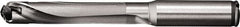 Kyocera - 57.5mm Max Drill Depth, 5xD, 11.49mm Diam, Indexable Insert Drill - 1 Insert, 12mm Shank Diam, Straight Shank - Exact Tooling