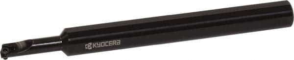 Kyocera - 0.62" Min Bore Diam, 6" OAL, 1/2" Shank Diam, S...SVJB Indexable Boring Bar - 1-1/4" Max Bore Depth, VBET 22.., VBGT 22.., VBGW 22.., VBMT 22.. Insert, Screw Holding Method - Exact Tooling