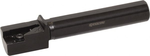 Kyocera - 1.181" Min Bore Diam, 1" Shank Diam, S...SVN-N Indexable Boring Bar - VNBR.., VNBTR.., VNFGR.., VNTR.. Insert, Screw Holding Method - Exact Tooling
