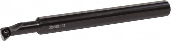 Kyocera - S...SDUC, Left Hand Cut, 93° Lead Angle, 0.699" Shank Height x 0.699" Shank Width, Positive Rake Indexable Turning Toolholder - 119.99mm OAL, DC.. 325.. Insert Compatibility, Series S...SDUC - Exact Tooling