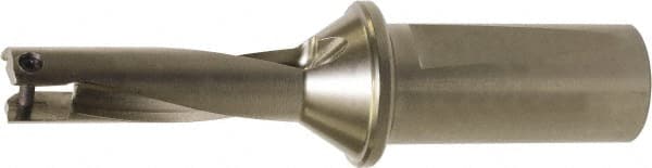 Kyocera - 1.732" Max Drill Depth, 12.5mm Diam, Indexable Insert Drill - 1 Insert, 3/4" Shank Diam, Flange Shank - Exact Tooling