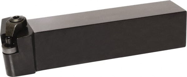 Kyocera - HRSN, Right Hand Cut, 45° Lead Angle, 1-1/4" Shank Height x 1-1/4" Shank Width, Negative Rake Indexable Turning Toolholder - 6" OAL, RN.. 43.., RNG 32.., RNG 33.., RNM 32.. Insert Compatibility, Series HRSN - Exact Tooling