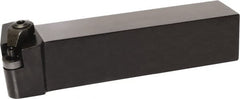 Kyocera - HRSN, Right Hand Cut, 45° Lead Angle, 1-1/4" Shank Height x 1-1/4" Shank Width, Negative Rake Indexable Turning Toolholder - 6" OAL, RN.. 43.., RNG 32.., RNG 33.., RNM 32.. Insert Compatibility, Series HRSN - Exact Tooling
