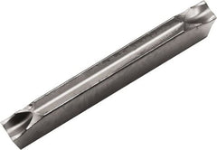 Kyocera - 1516GDM PF Grade PR1535, 1.5mm Cutting Width Carbide Grooving Insert - Neutral, 0.03mm Corner Radius, Megacoat Nano Finish - Exact Tooling