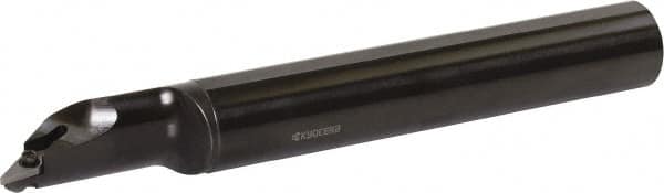 Kyocera - 31mm Min Bore Diam, 250mm OAL, 25mm Shank Diam, S-SVPC(B)-A Indexable Boring Bar - 51mm Max Bore Depth, VBGT 33.., VBGW 33.., VBMT 33.., VBMW 33.., VCGT 33.., VCGW 33.., VCMT 33.., VCMW 33.. Insert, Screw Holding Method - Exact Tooling
