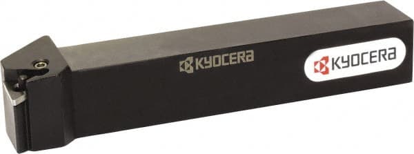 Kyocera - PTFN, Right Hand Cut, 90° Lead Angle, 20mm Shank Height x 20mm Shank Width, Negative Rake Indexable Turning Toolholder - 125mm OAL, TN.. Insert Compatibility, Series PTFN - Exact Tooling