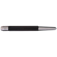 Starrett Center Punch - Model No 117E; 1/4″ Tip Diameter; 1/2″ Body Diameter - Exact Tooling