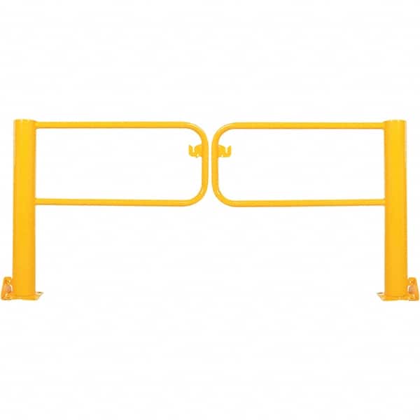 Vestil - Steel Rail Safety Gate - 108-1/16" Wide x 9" Door Height, - Exact Tooling