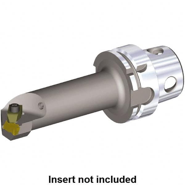 Kennametal - Insert Style NG 3R, 140mm Head Length, Left Hand Cut, Internal Modular Threading Cutting Unit Head - System Size KM4X63, 22mm Center to Cutting Edge, Series NE - Exact Tooling