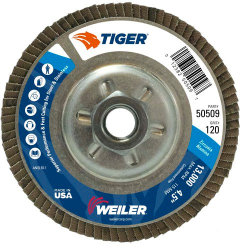 4-1/2X5/8-11 12OZ TIGER DISC - Exact Tooling