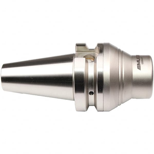 Emuge - BT40 Taper Shank, 3/4" Hole Diam x 40mm Nose Diam Milling Chuck - 70mm Projection, Through-Spindle Coolant, Balanced to 20,000 RPM - Exact Tooling