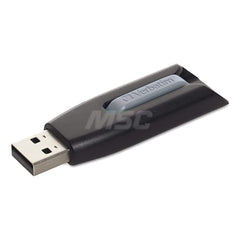 Verbatim - Office Machine Supplies & Accessories; Office Machine/Equipment Accessory Type: Flash Drive ; For Use With: Linux 2.4 & Later; Mac OS X 10.4 & Later; Windows XP; Vista; 7; 8; 10 ; Color: Black; Gray - Exact Tooling