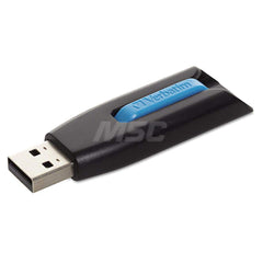 Verbatim - Office Machine Supplies & Accessories; Office Machine/Equipment Accessory Type: Flash Drive ; For Use With: Linux 2.4 & Later; Mac OS X 10.4 & Later; Windows XP; Vista; 7; 8; 10 ; Storage Capacity: 16GB ; Color: Black; Blue - Exact Tooling