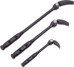 Proto - 3 Piece Pry Bar Set - 5/8" Head Width, Includes 8, 12 & 16" Lengths - Exact Tooling
