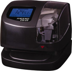 Amano - Time Clocks & Time Recorders Punch Style: Manual/Automatic Power Source: 115V 60 Hz AC - Exact Tooling