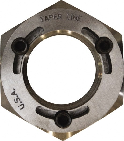 Taper Line - 1-1/4 - 12 Thread, 1-1/4" Bore Diam, 1-7/8" OD, Shaft Locking Device - 23/32" OAW - Exact Tooling