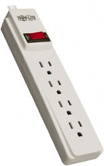 Tripp-Lite - 4 Outlets, 120 VAC15 Amps, 10' Cord, Power Outlet Strip - Keyhole, Tab Mount, 5-15 NEMA Configuration, 12.2" Strip - Exact Tooling