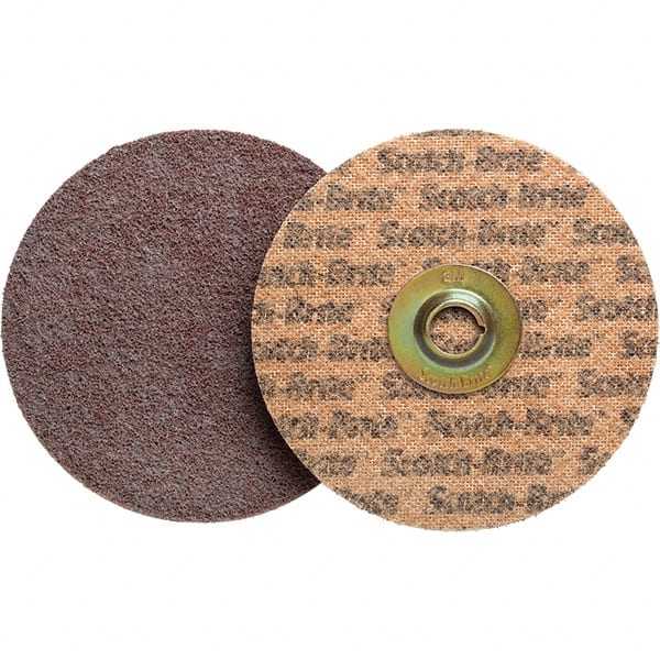 3M - 4-1/2" Disc Diam, Aluminum Oxide Quick Change Disc - Type TN Attaching System, Nonwoven, Coarse Grade, 12,000 RPM - Exact Tooling