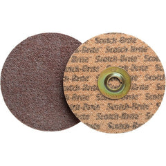 3M - 4-1/2" Disc Diam, Aluminum Oxide Quick Change Disc - Type TN Attaching System, Nonwoven, Coarse Grade, 12,000 RPM - Exact Tooling