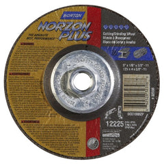 5″ × 1/8″ × 5/8″ NorZon Plus Non-Woven Depressed Center Wheel Type 27 - Exact Tooling