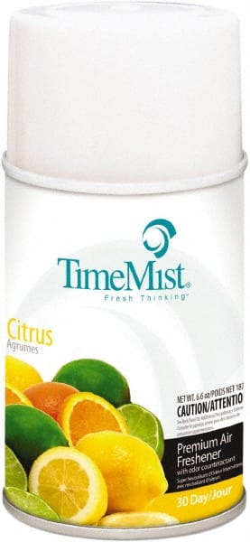 TimeMist - 6.6 oz Air Freshener Dispenser Canister Refill - Citrus, Compatible with TimeMist Metered Fragrance Dispensers - Exact Tooling