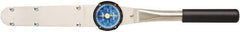 Sturtevant Richmont - 3/8" Drive Dial Torque Wrench - 60 In/Lb to 300 In/Lb Torque, 10.3" OAL, 5 In/Lb Graduation - Exact Tooling