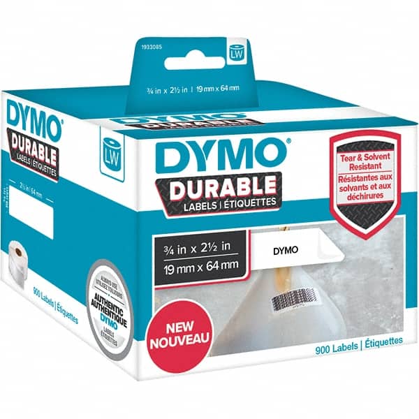 Dymo - Labels, Ribbons & Tapes Type: Barcode Labels Color: White - Exact Tooling