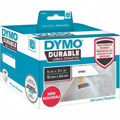 Dymo - Labels, Ribbons & Tapes Type: Barcode Labels Color: White - Exact Tooling